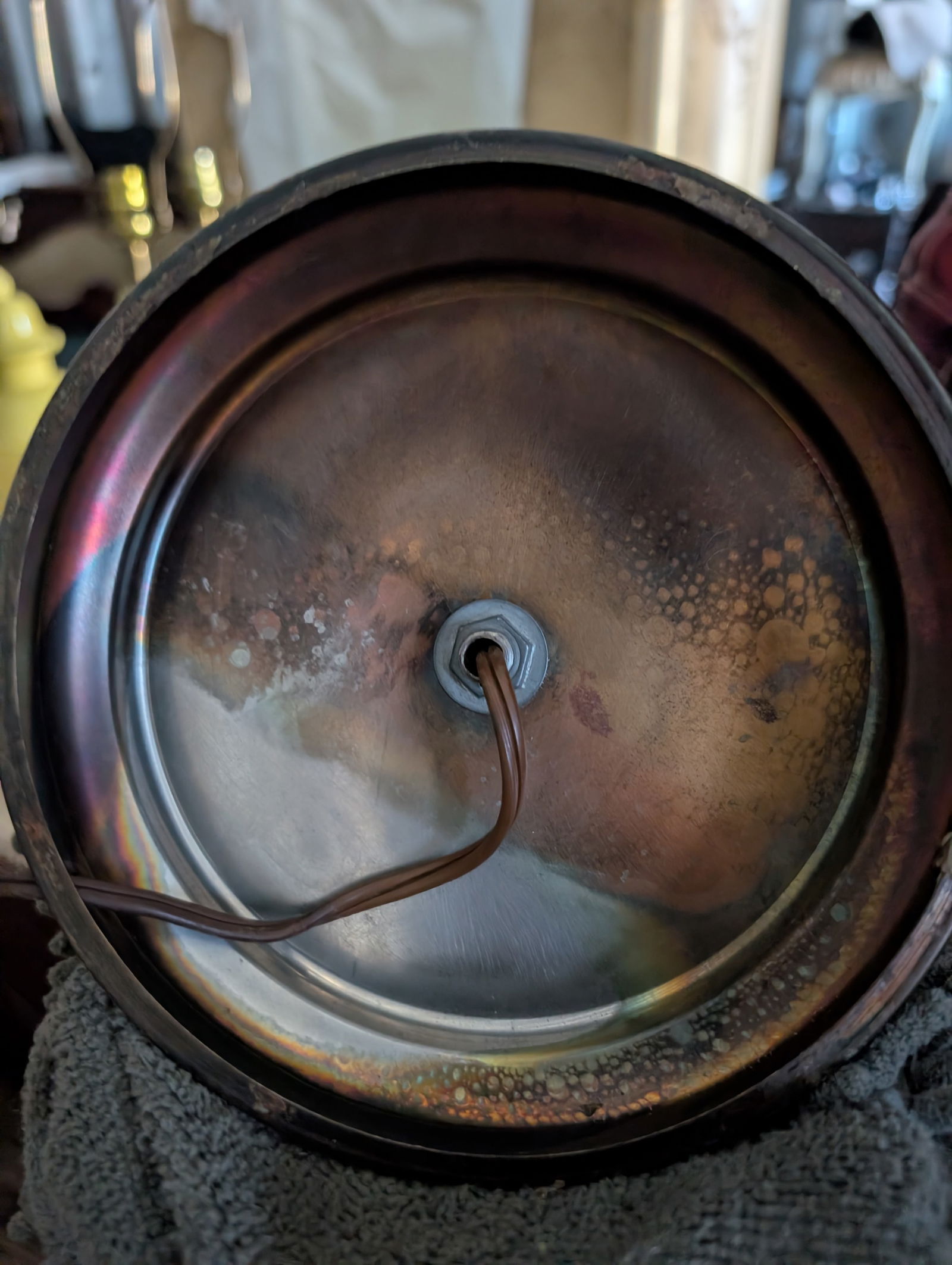 Vintage Butter Yellow Ceramic Ginger Jar Table Lamps - Set of 4 - 7