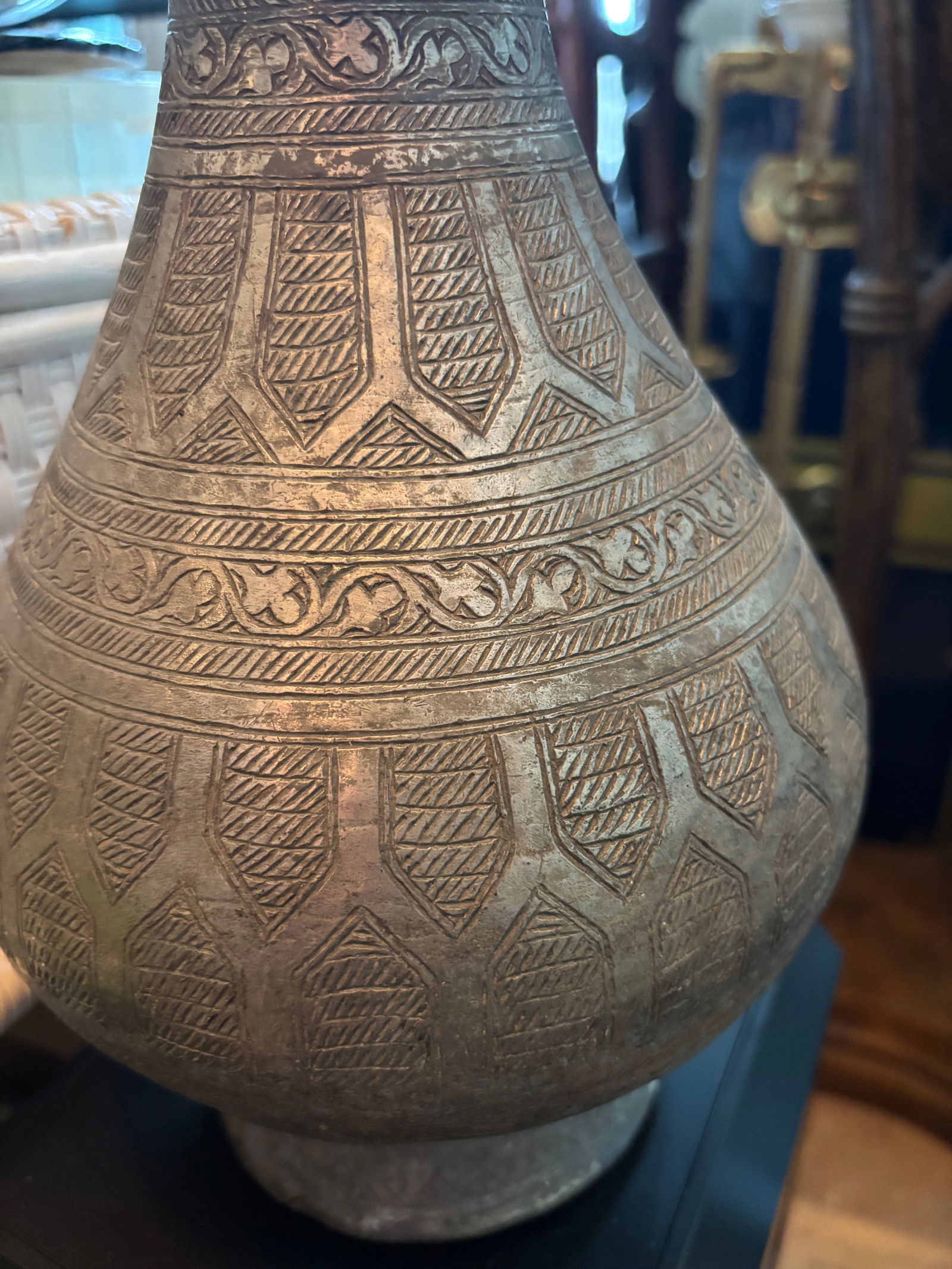 Mid 19th Century Indo-Persian Style Vase - 5