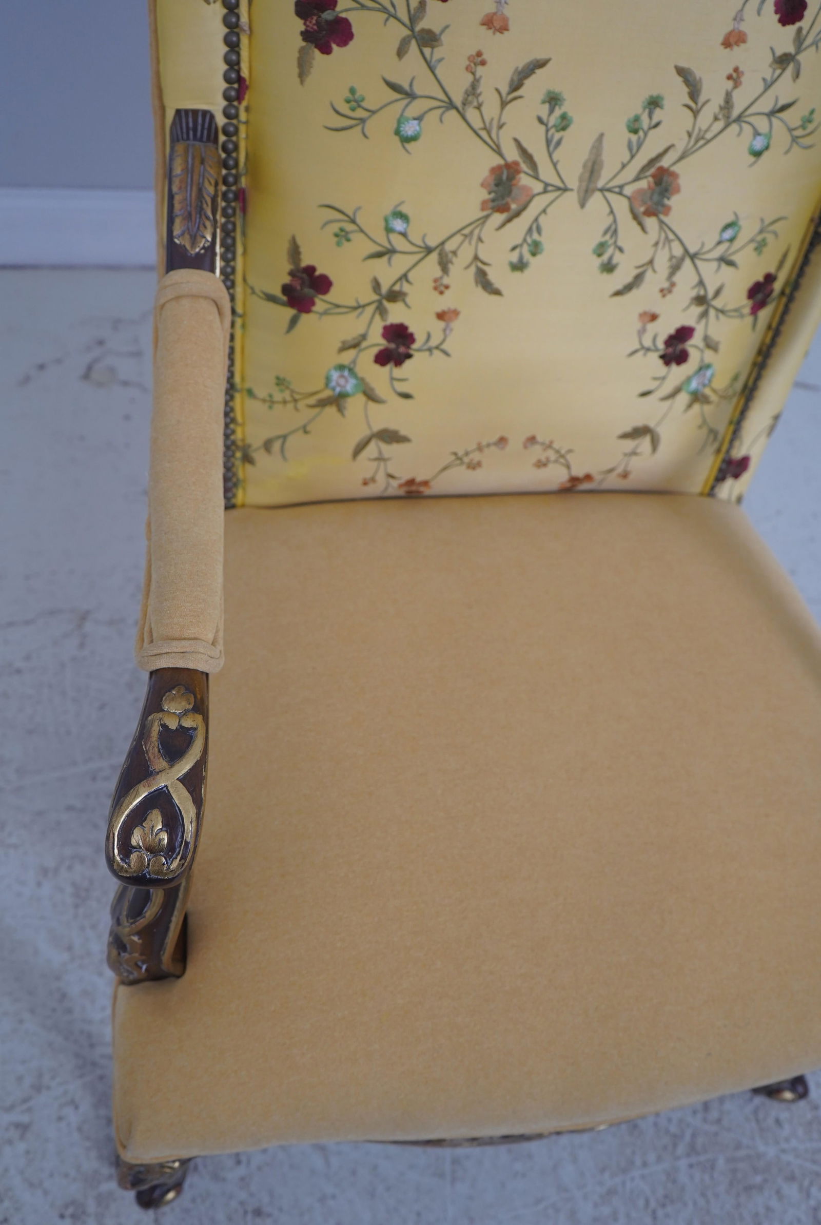 Pair of Century Louis XV Style Giltwood Armchairs - 6