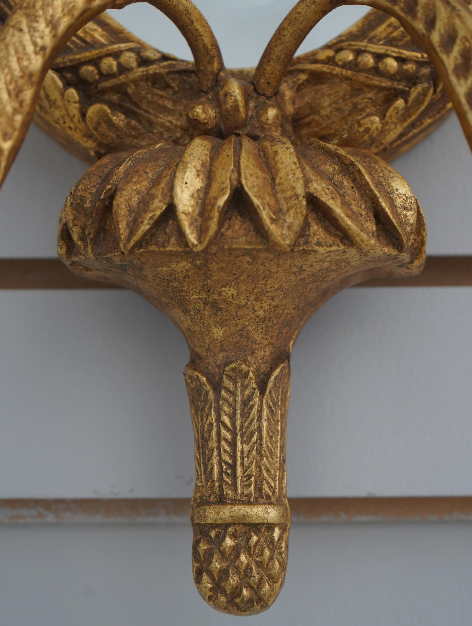 Pair Friedman Brothers Gold Gilt Candelabra Sconces - 10