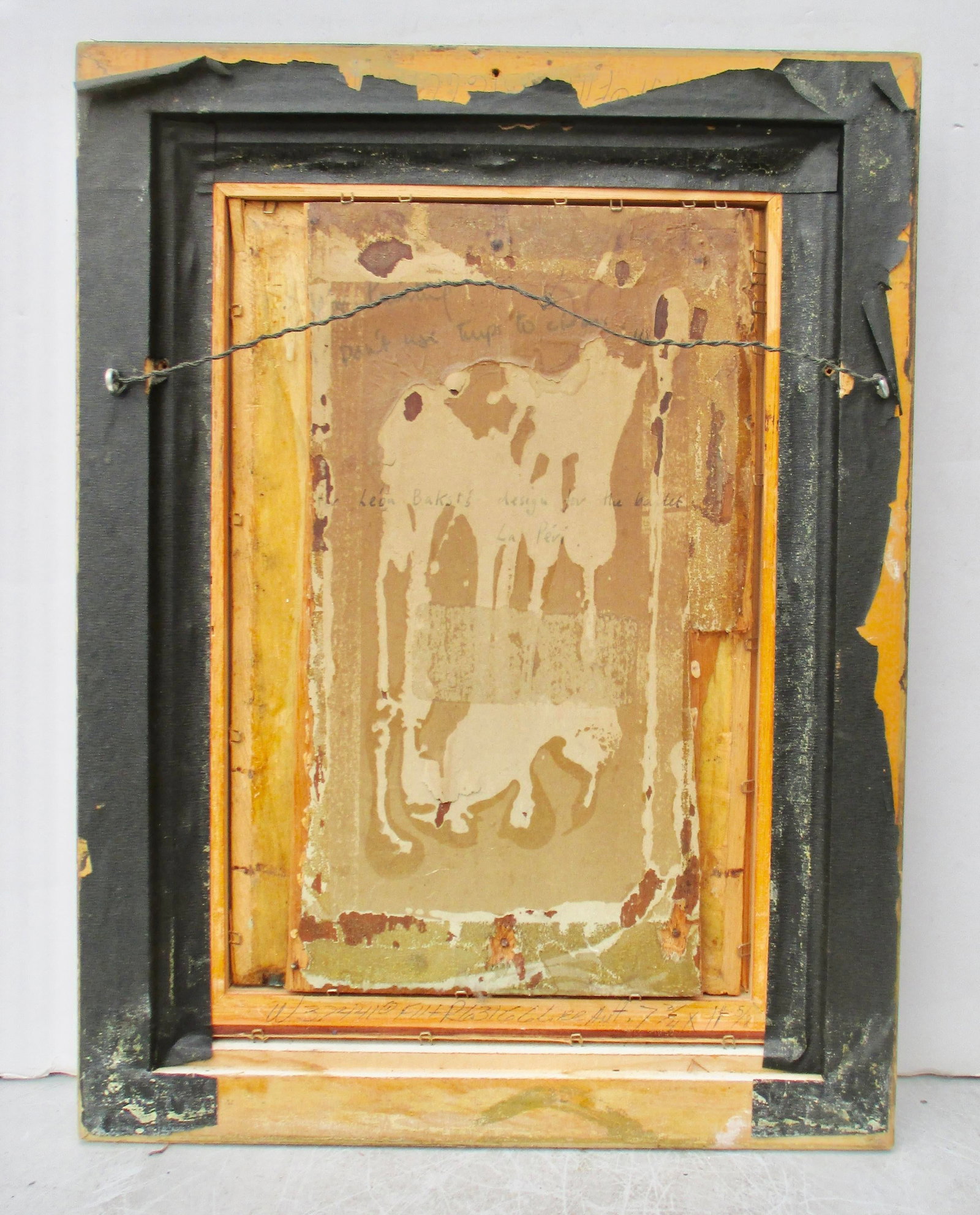 Art Deco Dancer Mixed Media Painting 1921 - 4