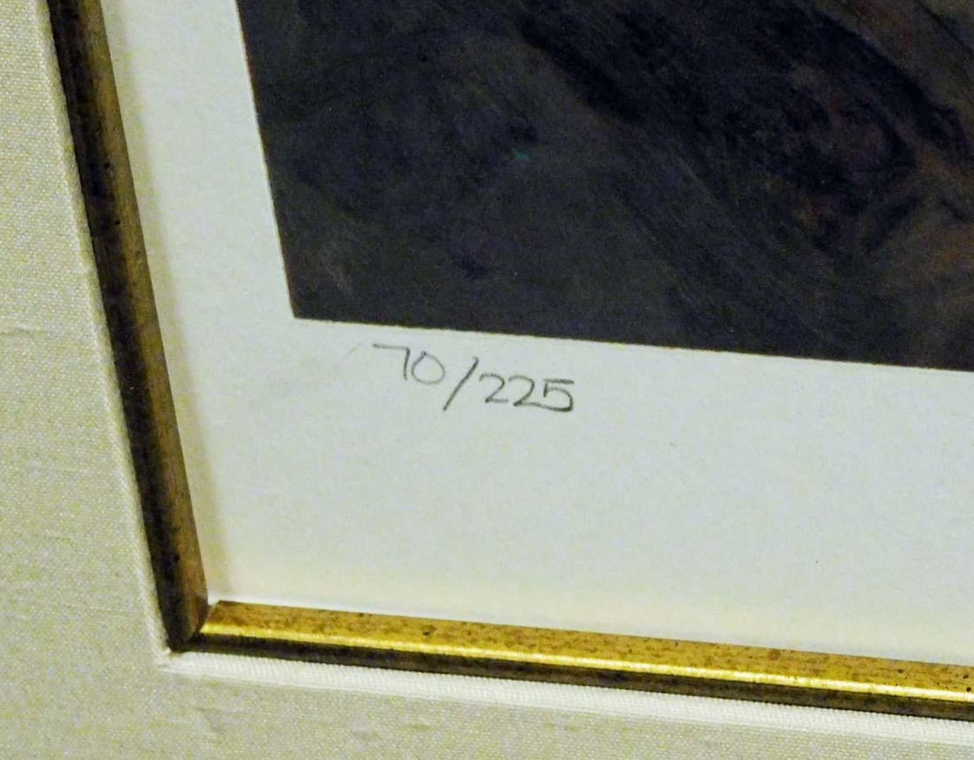 Royo "Cala en Mallorca" Spain, Hand Signed & Numbered Art, Ocean Flower #70/225 - 4