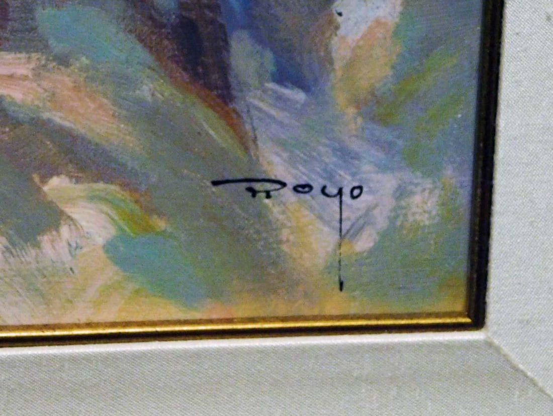 Royo Sentimiento Signed Color Serigraph on Panel Custom Framed Submit an Offer - 5