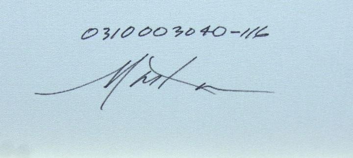 William Martin Pink Rose Original Oil on Stretched Canvas Hand Signed in Back - 2