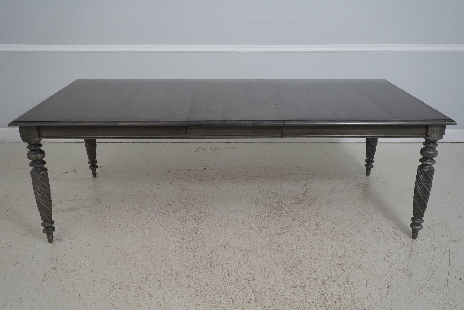 Ethan Allen British Classics Gray Finish Dining Table - 12