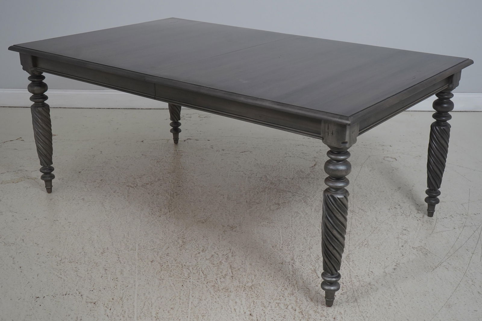 Ethan Allen British Classics Gray Finish Dining Table - 2