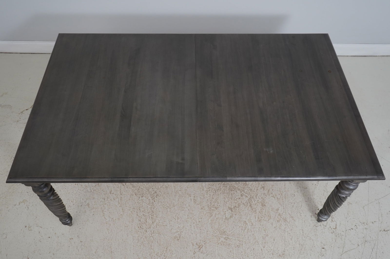 Ethan Allen British Classics Gray Finish Dining Table - 3