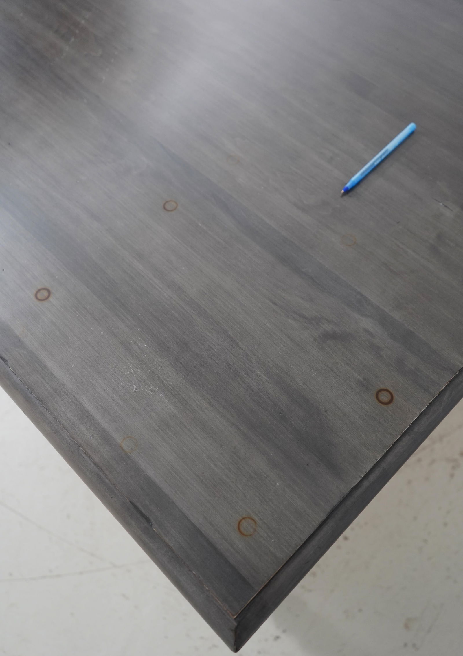 Ethan Allen British Classics Gray Finish Dining Table - 7