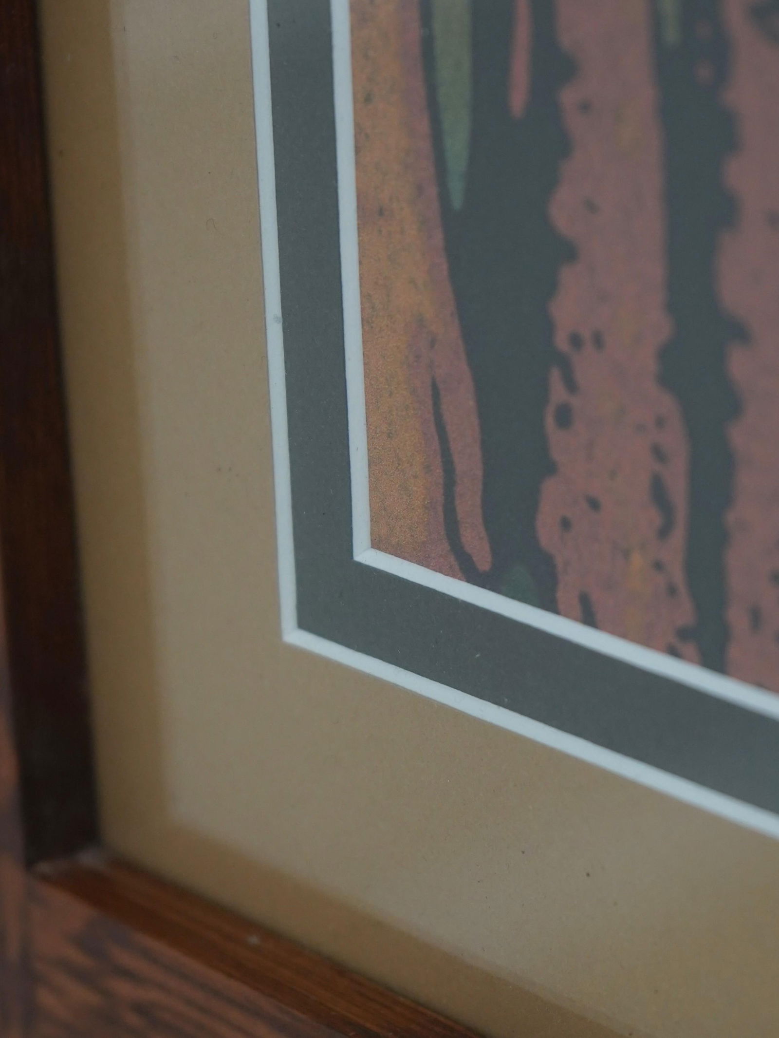 Mission Oak Framed Lands End Framed & Matted Print - 5