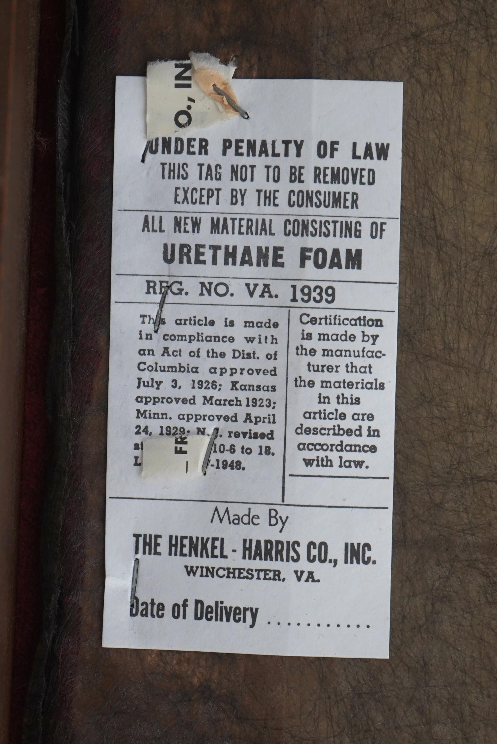 Henkel Harris Queen Anne Cherry Ottoman or Stool - 12