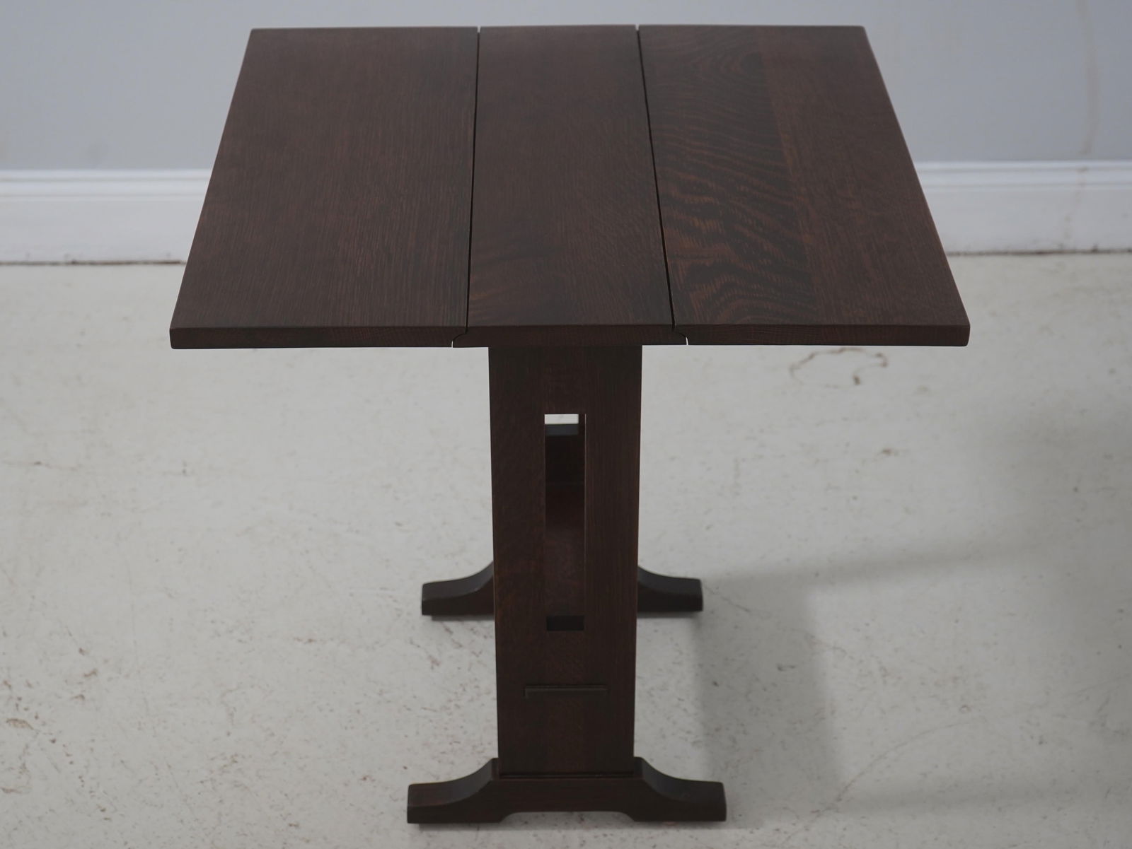Stickley Small Mission Oak Dropleaf Occasional Table - 4