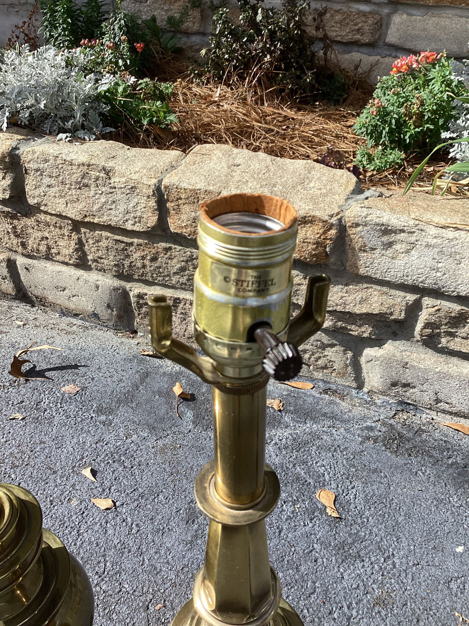 Vintage Stiffel Brass Baluster Lamps - Pair - 2