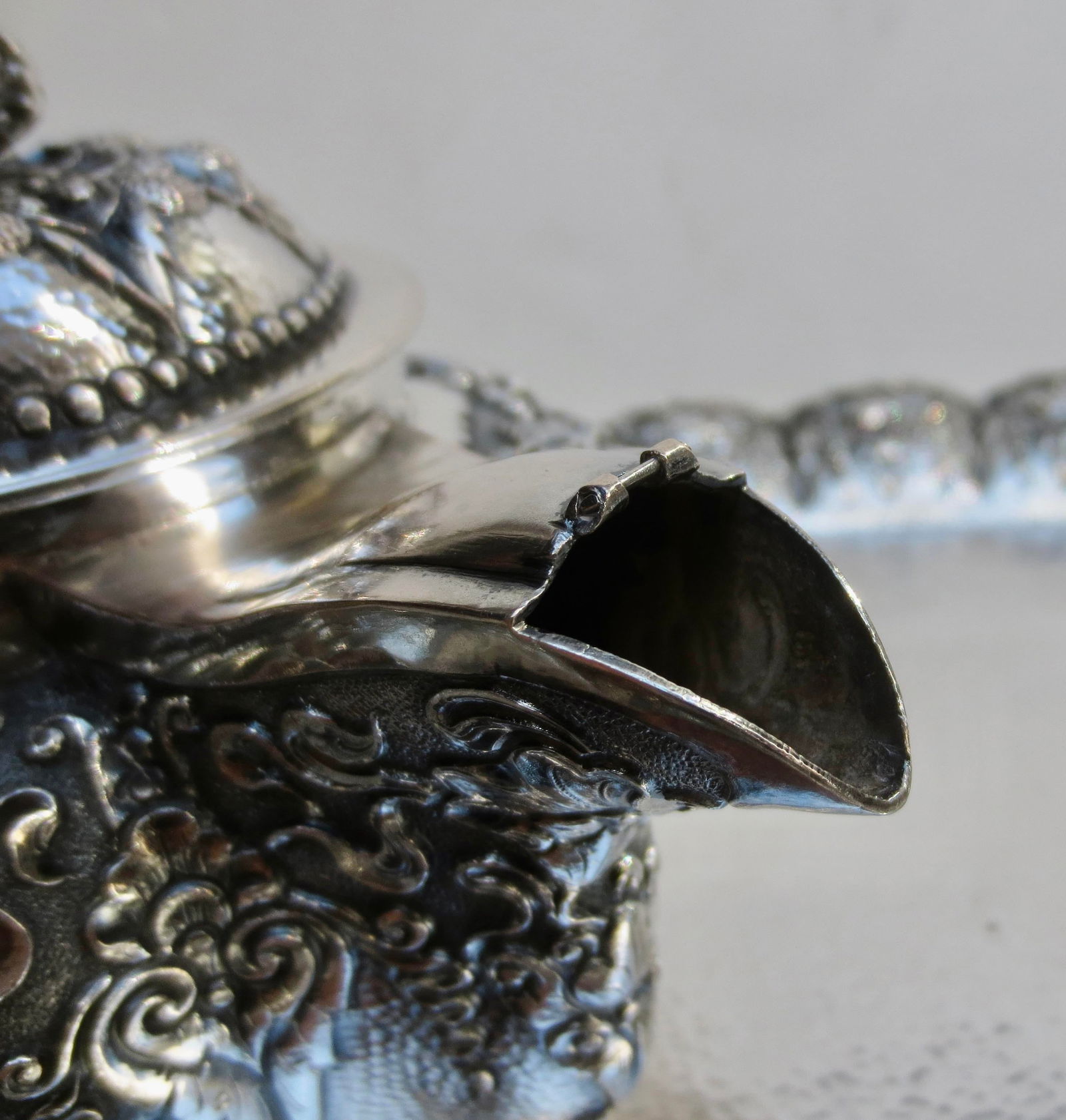 Indonesian 800 Silver Tea Set - Set of 5 Pieces - 7