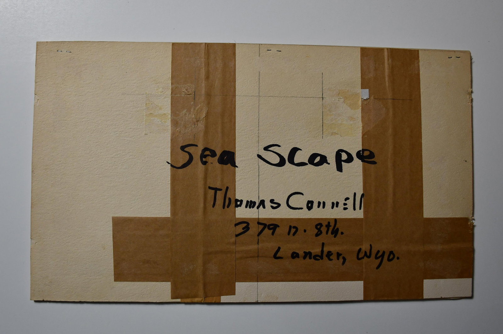 Mid 20th Century Rocky Coast Seascape Watercolor Painting - 3