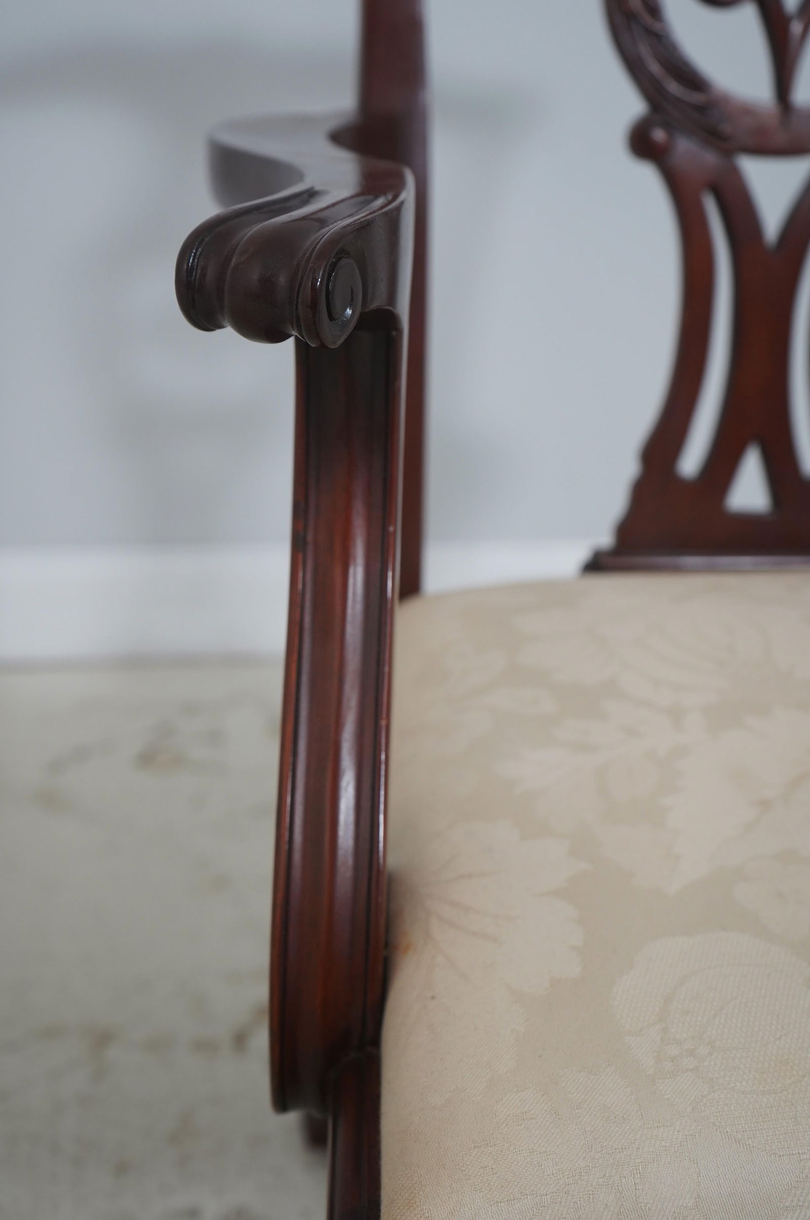 Set of 8 Baker Chippendale Clawfoot Mahogany Dining Chairs - 9