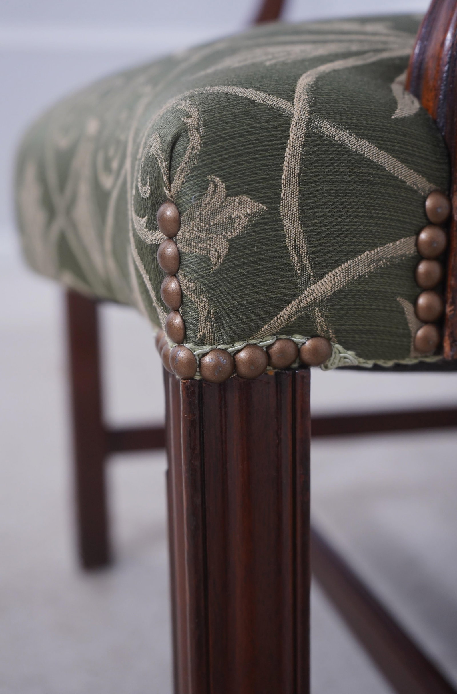 Pair Southwood Newly Upholstered Chippendale Armchairs - 14