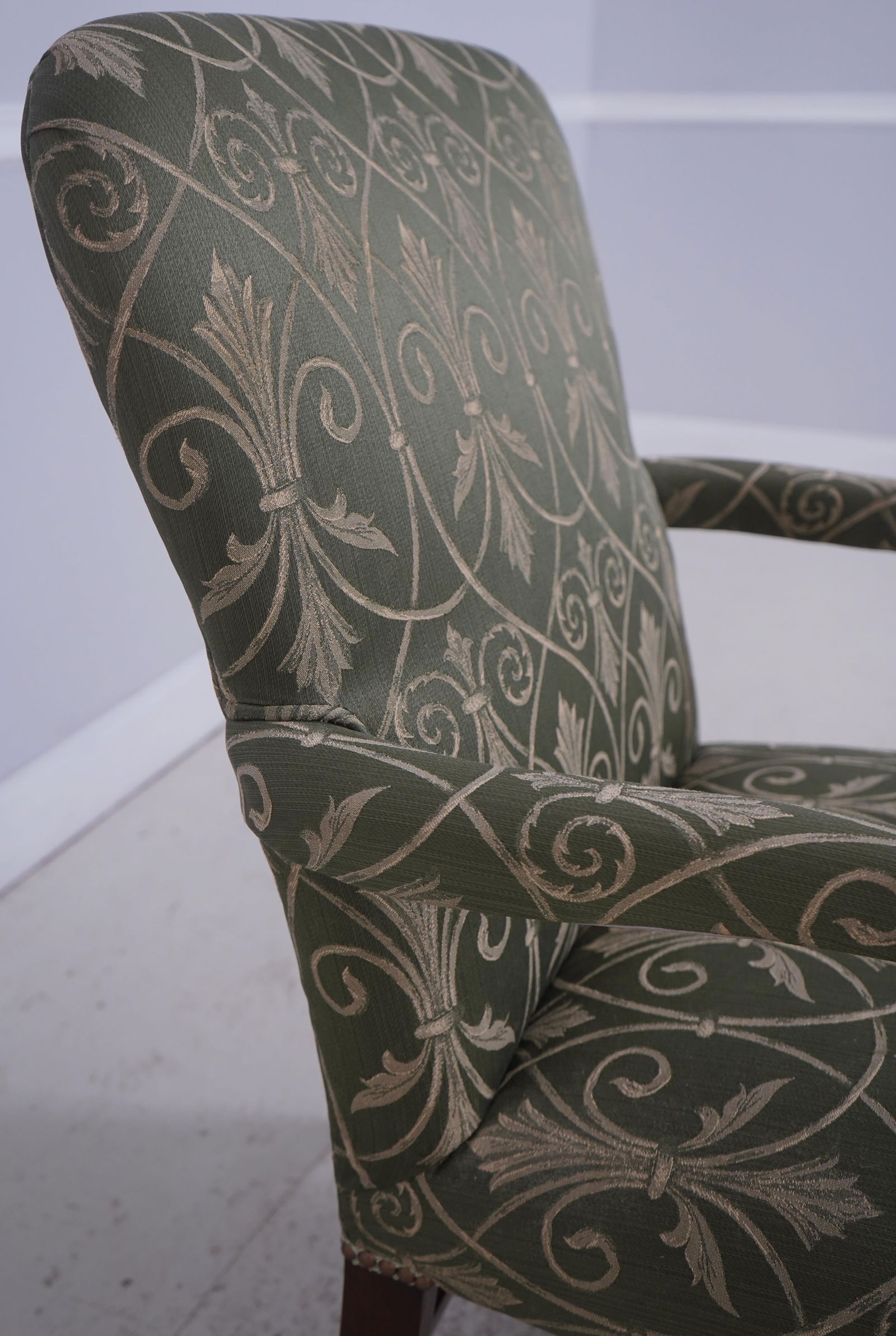 Pair Southwood Newly Upholstered Chippendale Armchairs - 6