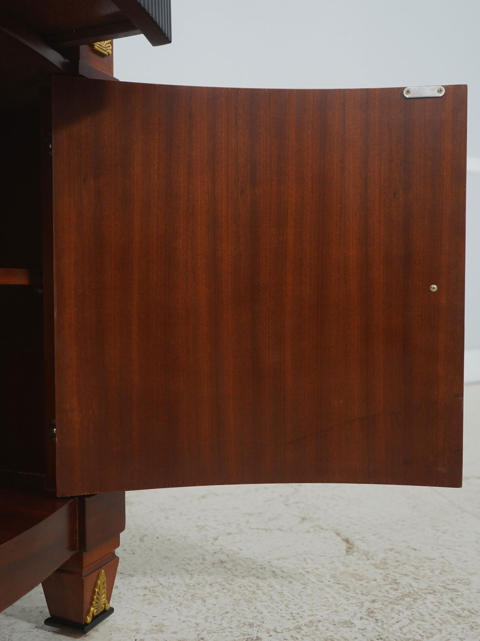 Pair Italian Versace Mahogany Nightstands - 6