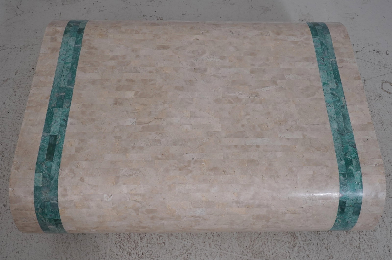 Maitland Smith Modern Design Tessellated Marble Coffee Table - 3