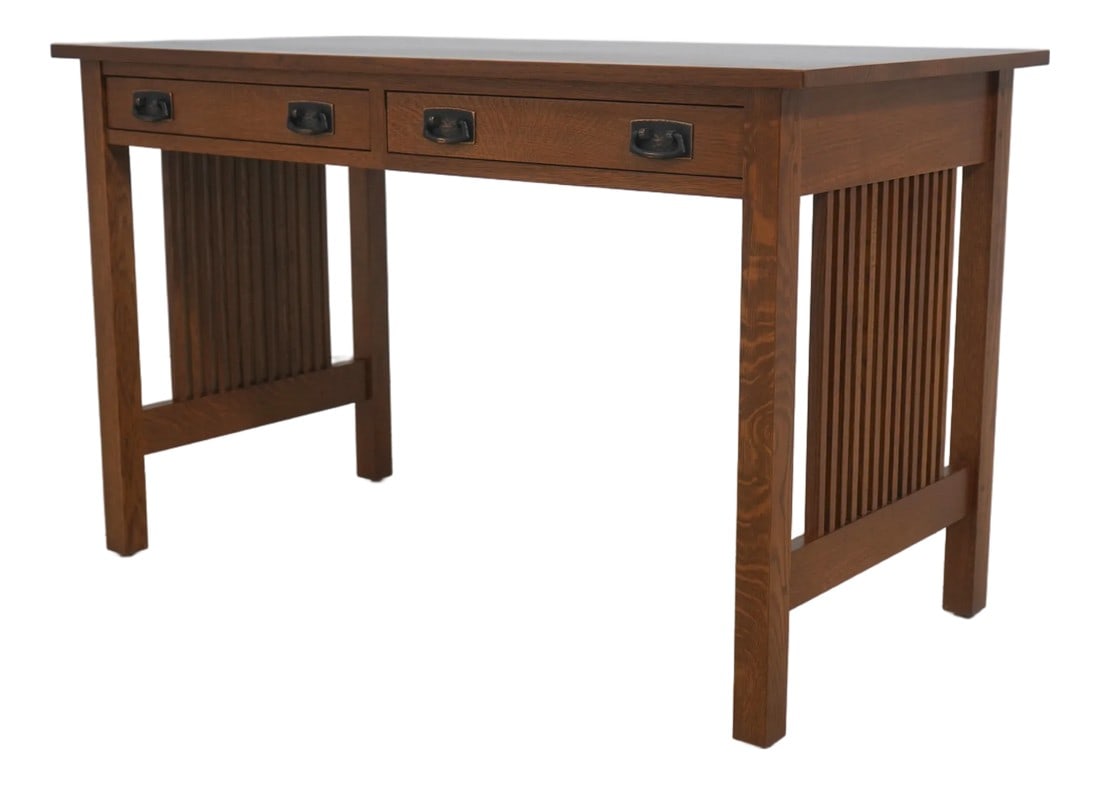 Stickley Mission Oak Arts & Crafts Desk (1 of 18)