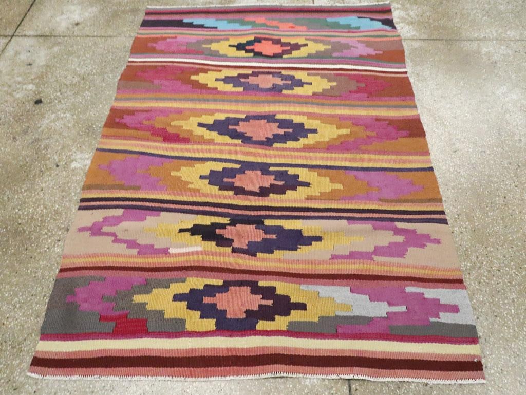 Galerie Shabab Collection Mid-20th Century Persian Flatweave Kilim Rug - 4