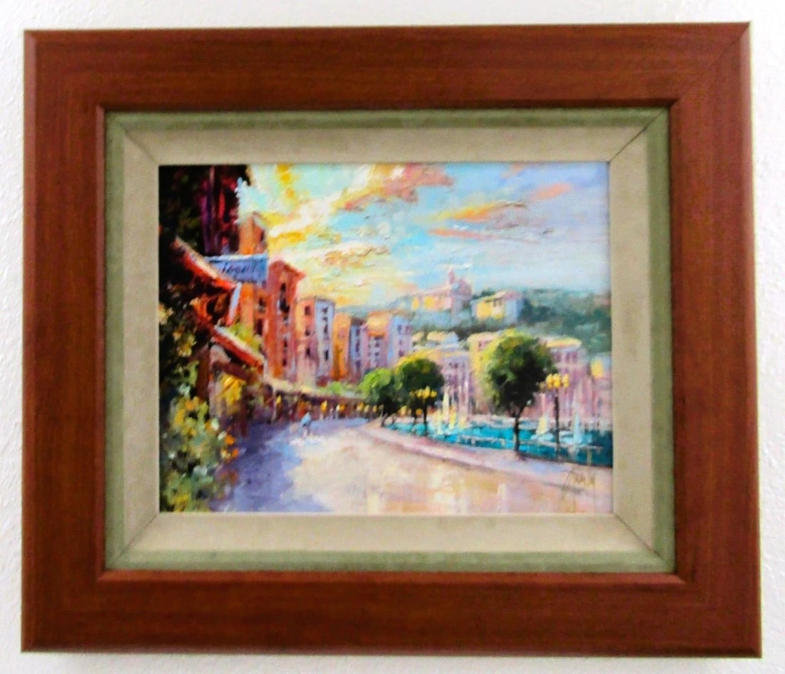 Steven Quartly Impressions of St. Jean Limited Edition Canvas Giclee 43/200 - 2