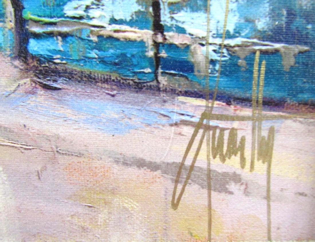 Steven Quartly Impressions of St. Jean Limited Edition Canvas Giclee 43/200 - 4