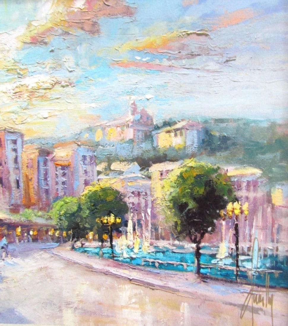 Steven Quartly Impressions of St. Jean Limited Edition Canvas Giclee 43/200 - 6