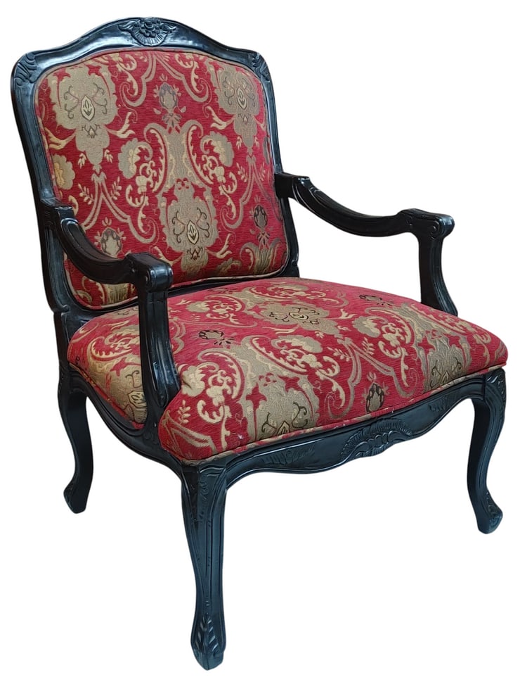 Step Into a World of Classic Elegance With This Magnificent Pair of Louis XV Style Armchairs. - 9