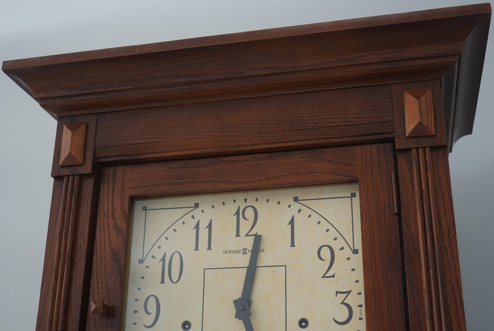 Howard Miller Mission Oak Grandfather Hall Clock - 6