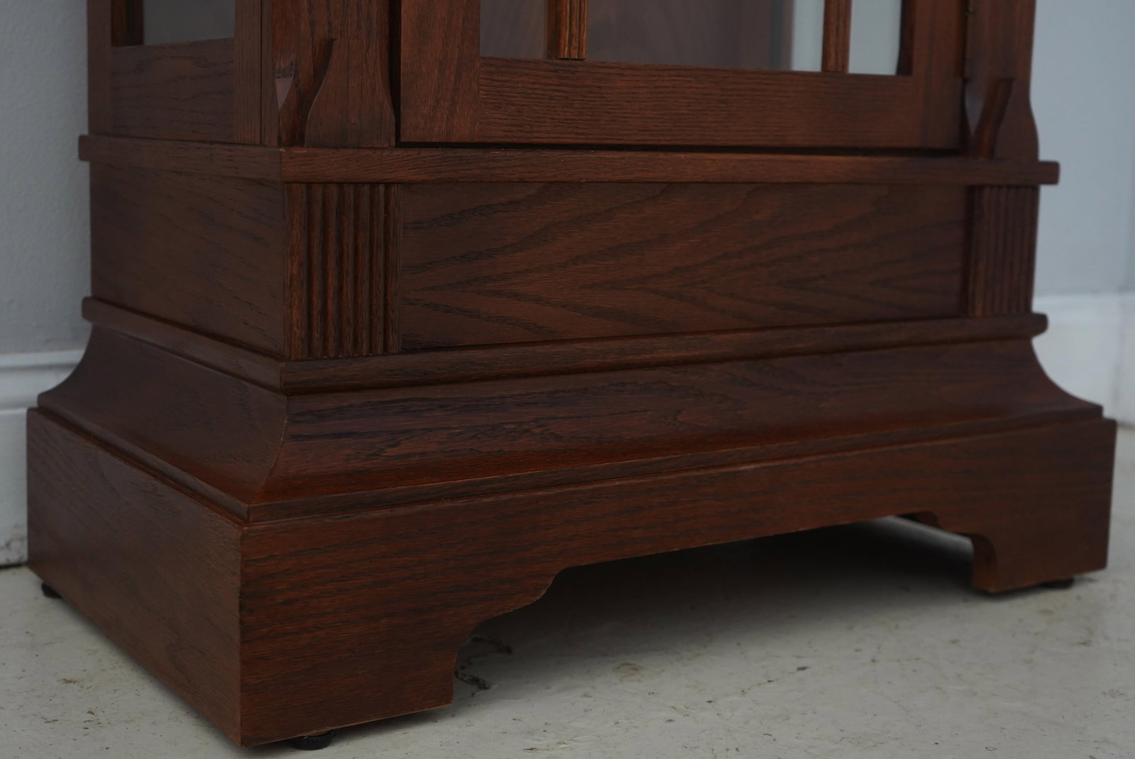 Howard Miller Mission Oak Grandfather Hall Clock - 8