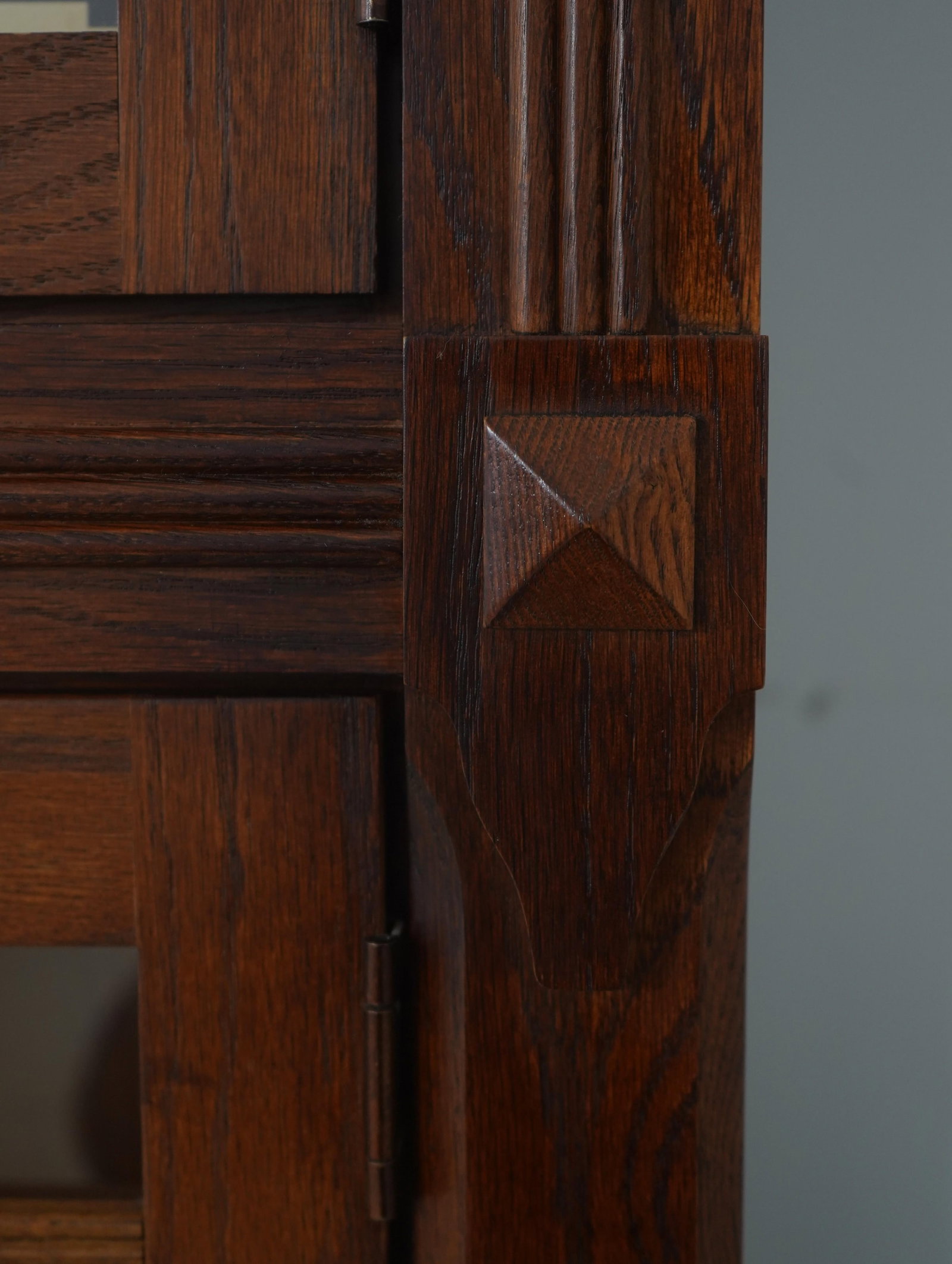 Howard Miller Mission Oak Grandfather Hall Clock - 9