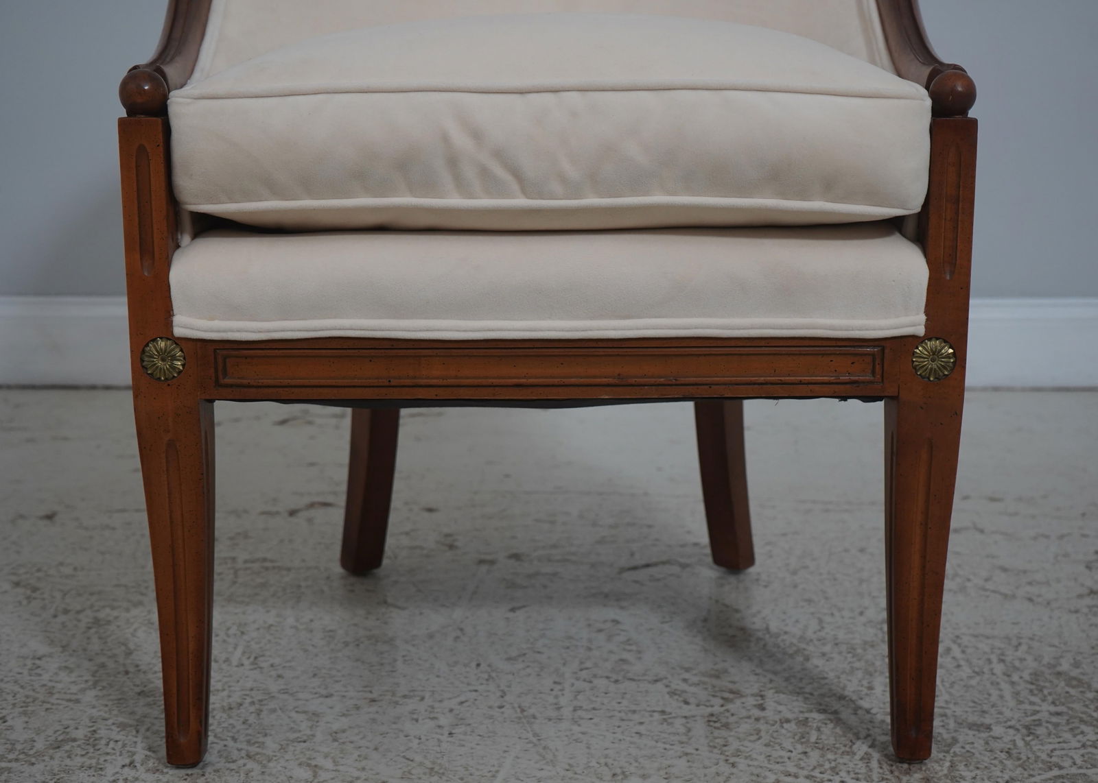 Pair of French Regency Style Mahogany Tub Chairs - 12