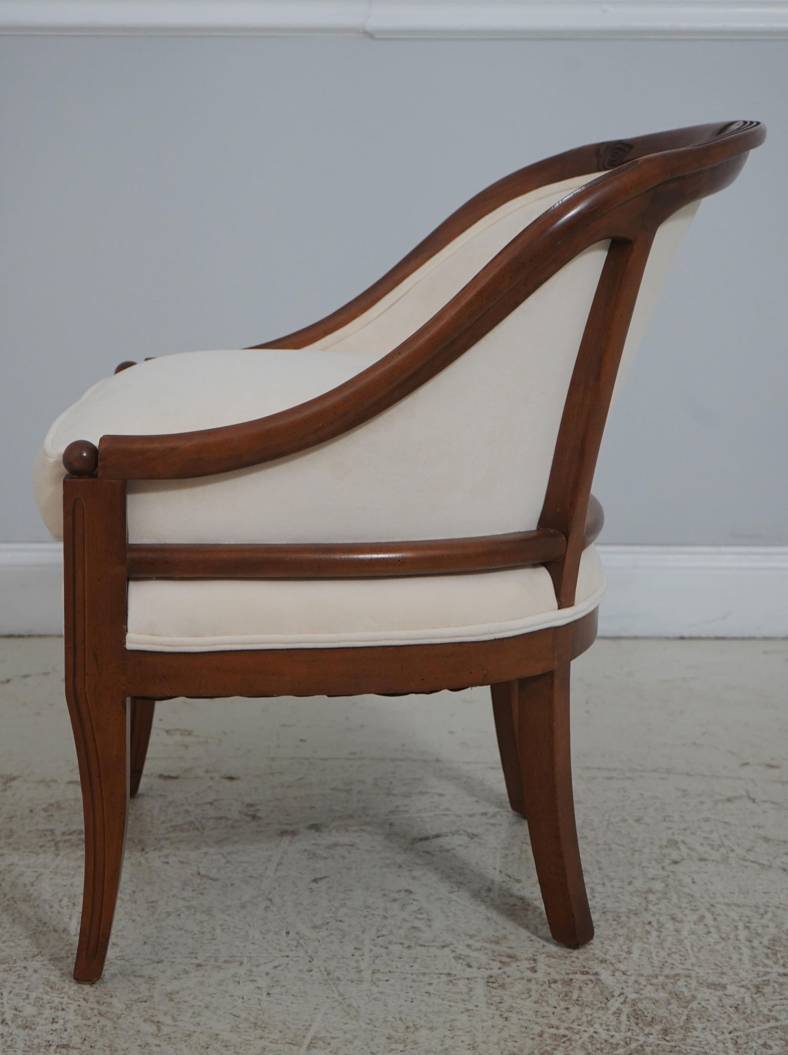 Pair of French Regency Style Mahogany Tub Chairs - 3