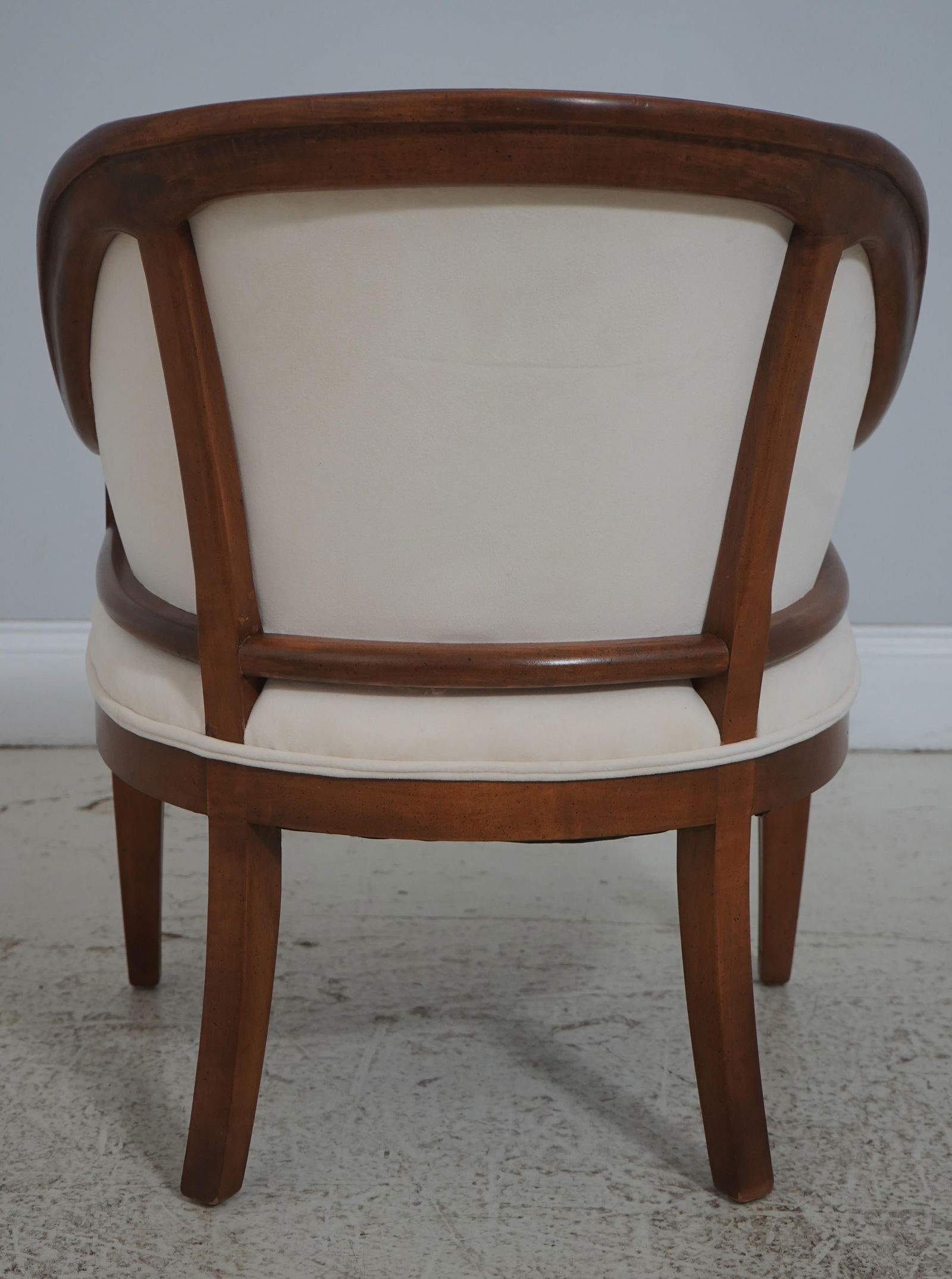 Pair of French Regency Style Mahogany Tub Chairs - 4