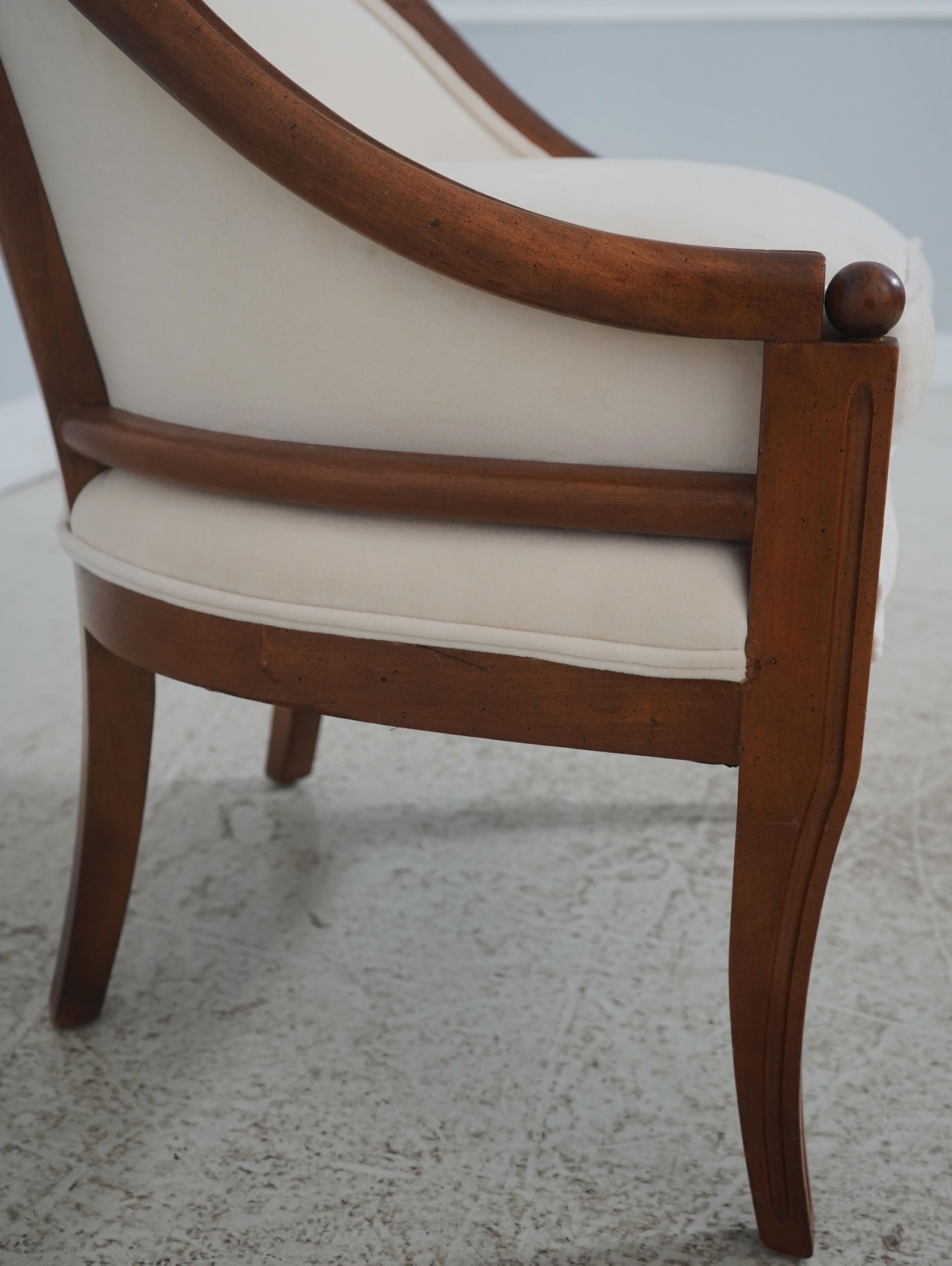 Pair of French Regency Style Mahogany Tub Chairs - 6