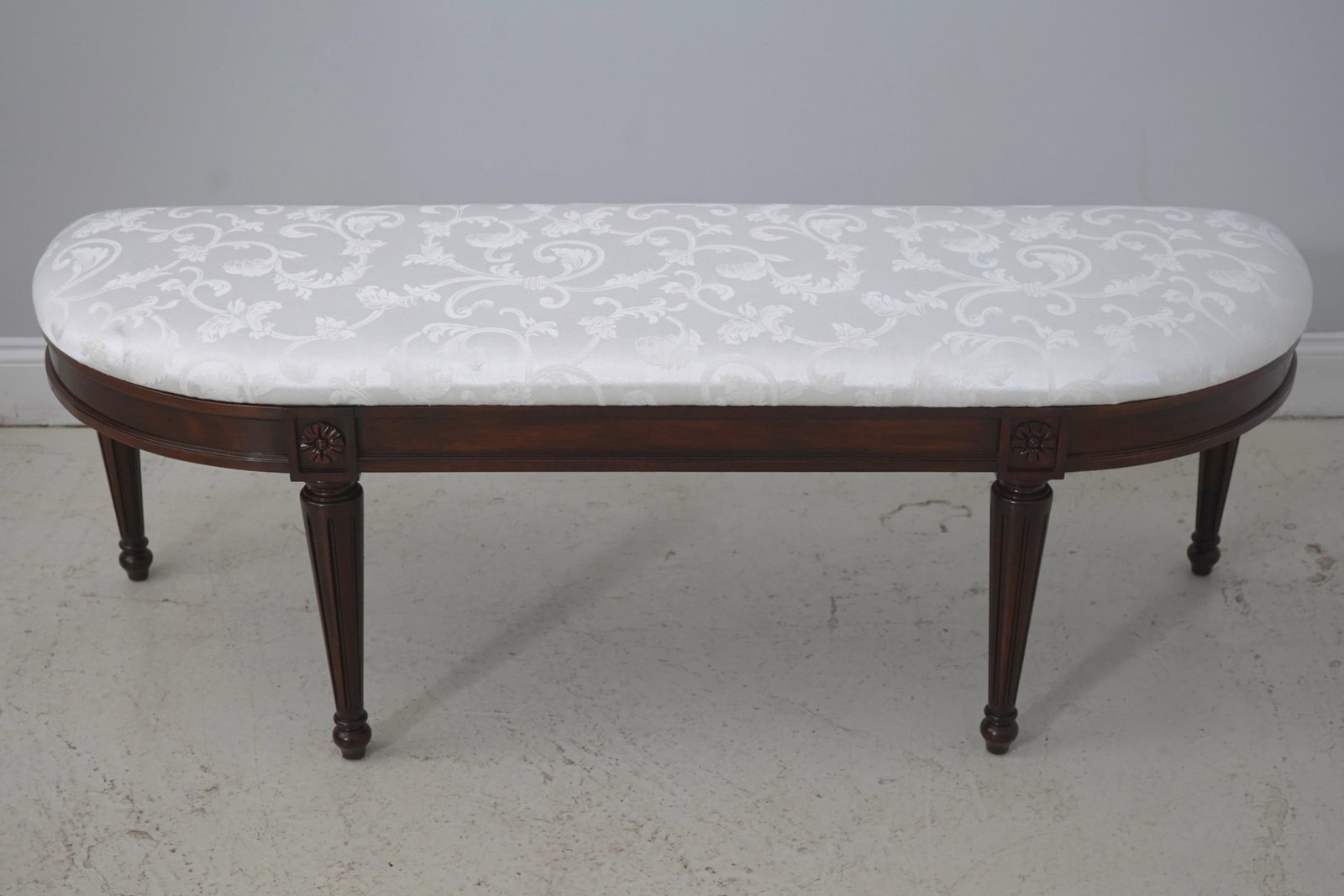 Henkel Harris Mahogany Long Window or Bed Bench - 2