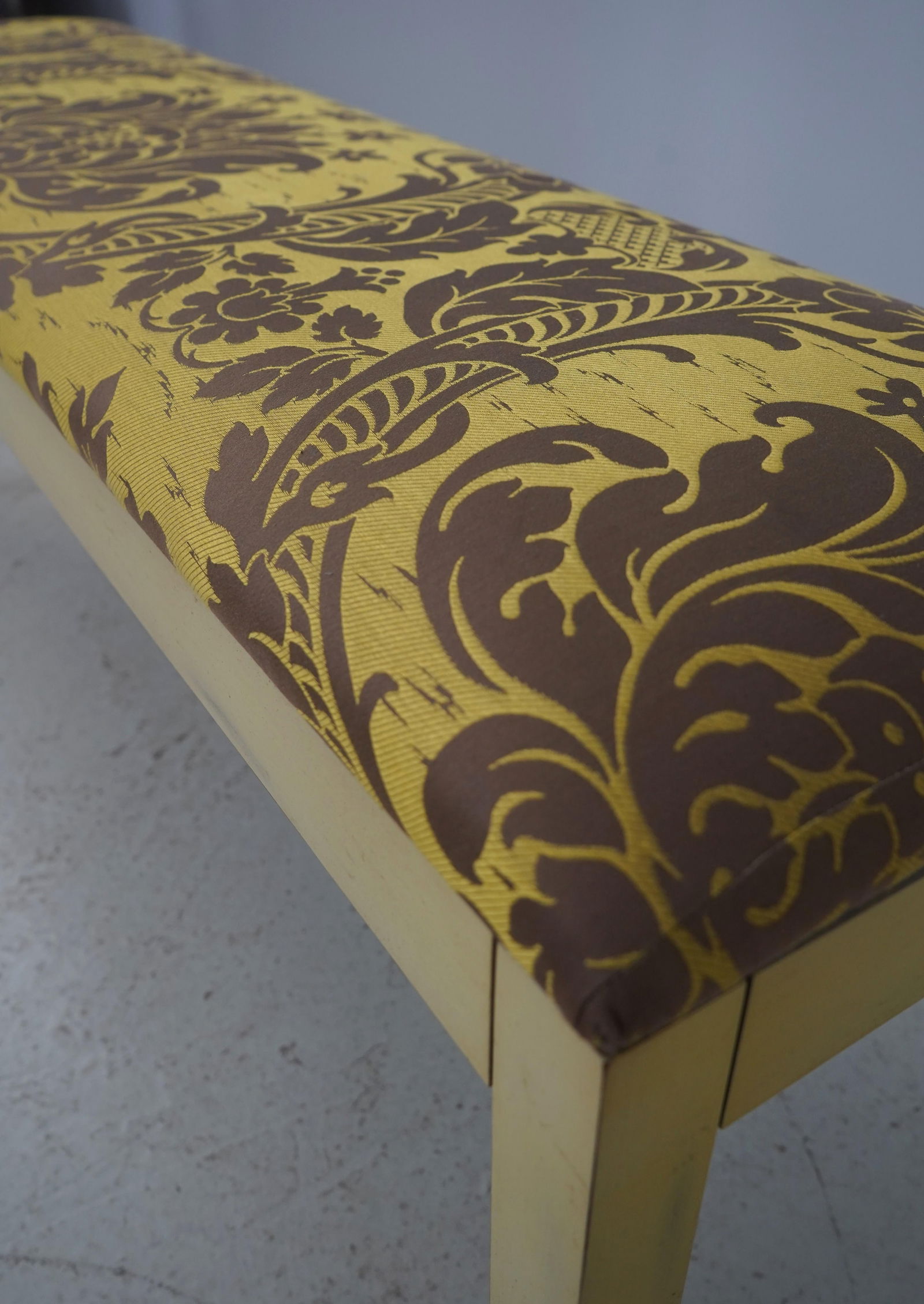 Henkel Harris Paint Frame Upholstered Window Bench - 7