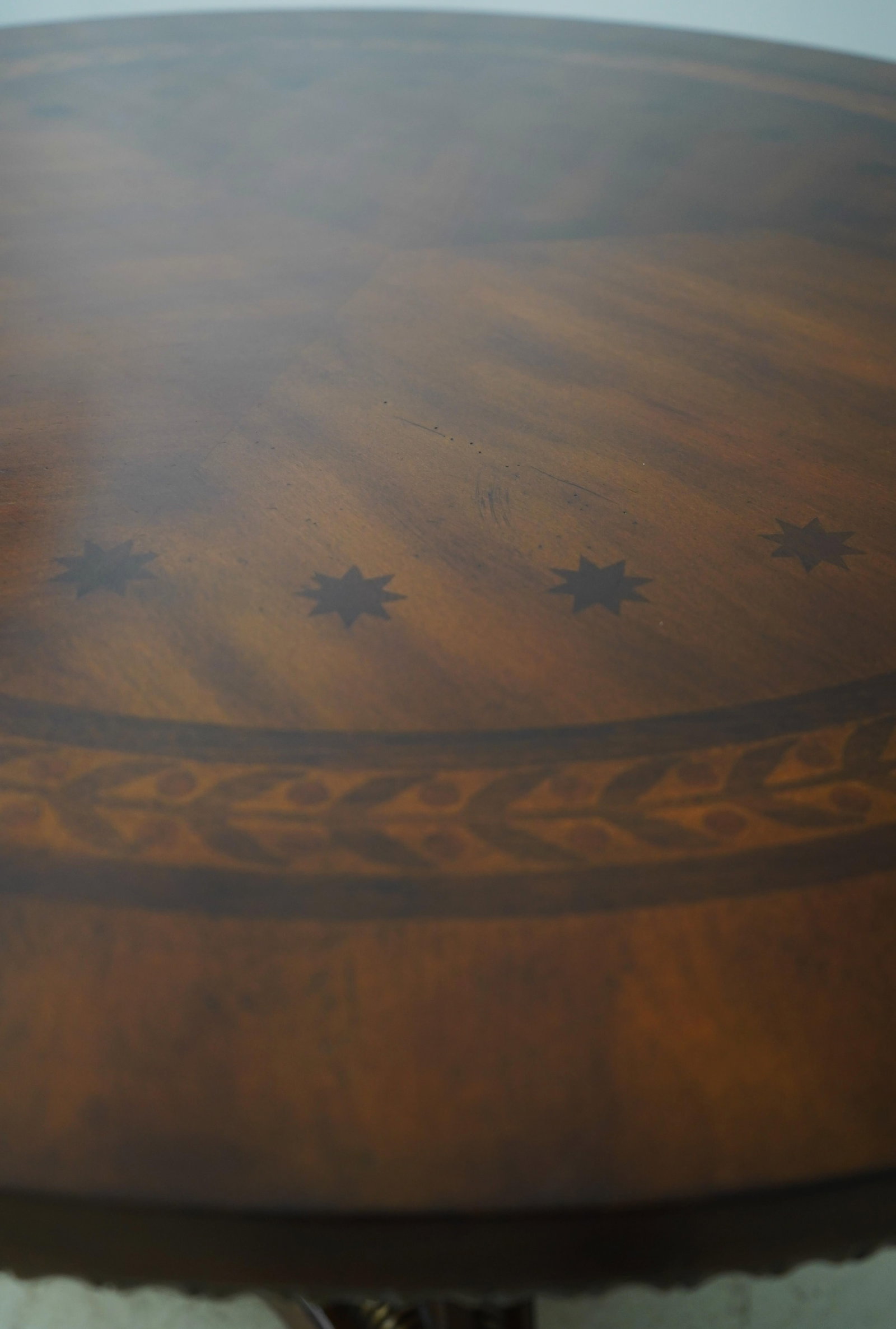 Maitland Smith Round Empire Style Inlaid Top Center Table - 8