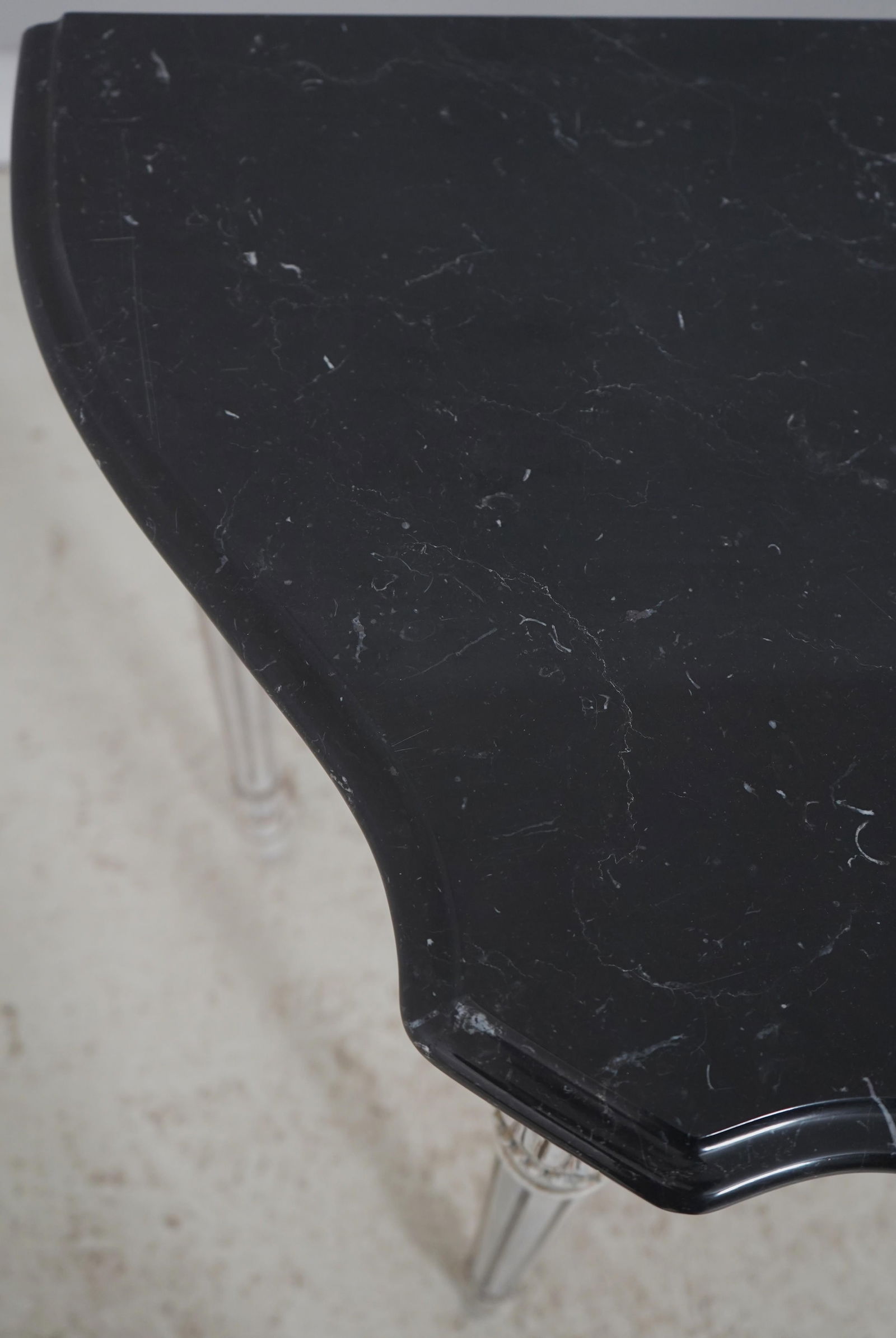 Pair Italian Made French Louis XVI Marble Top Console Tables - 14