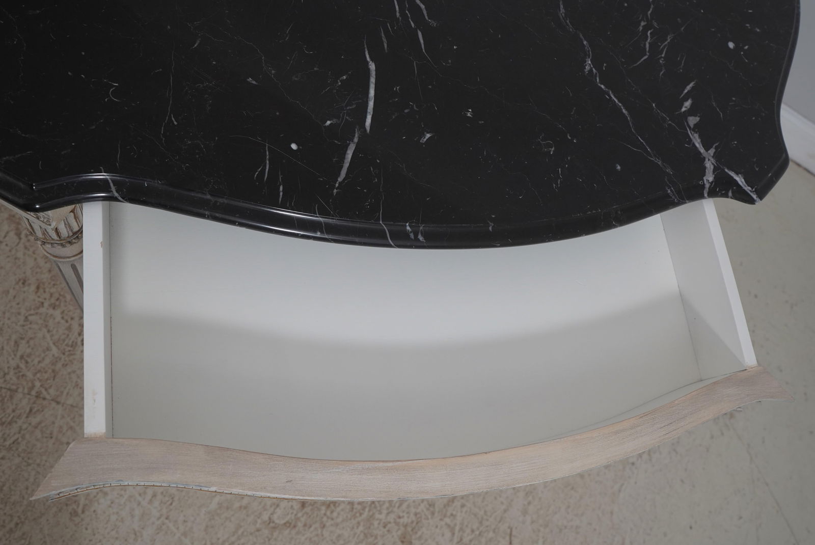 Pair Italian Made French Louis XVI Marble Top Console Tables - 4