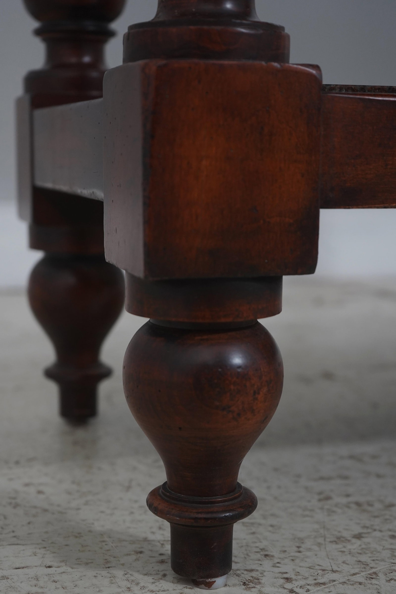 Henredon Acquisitions Walnut Finish Marble Top Server Console Table - 12