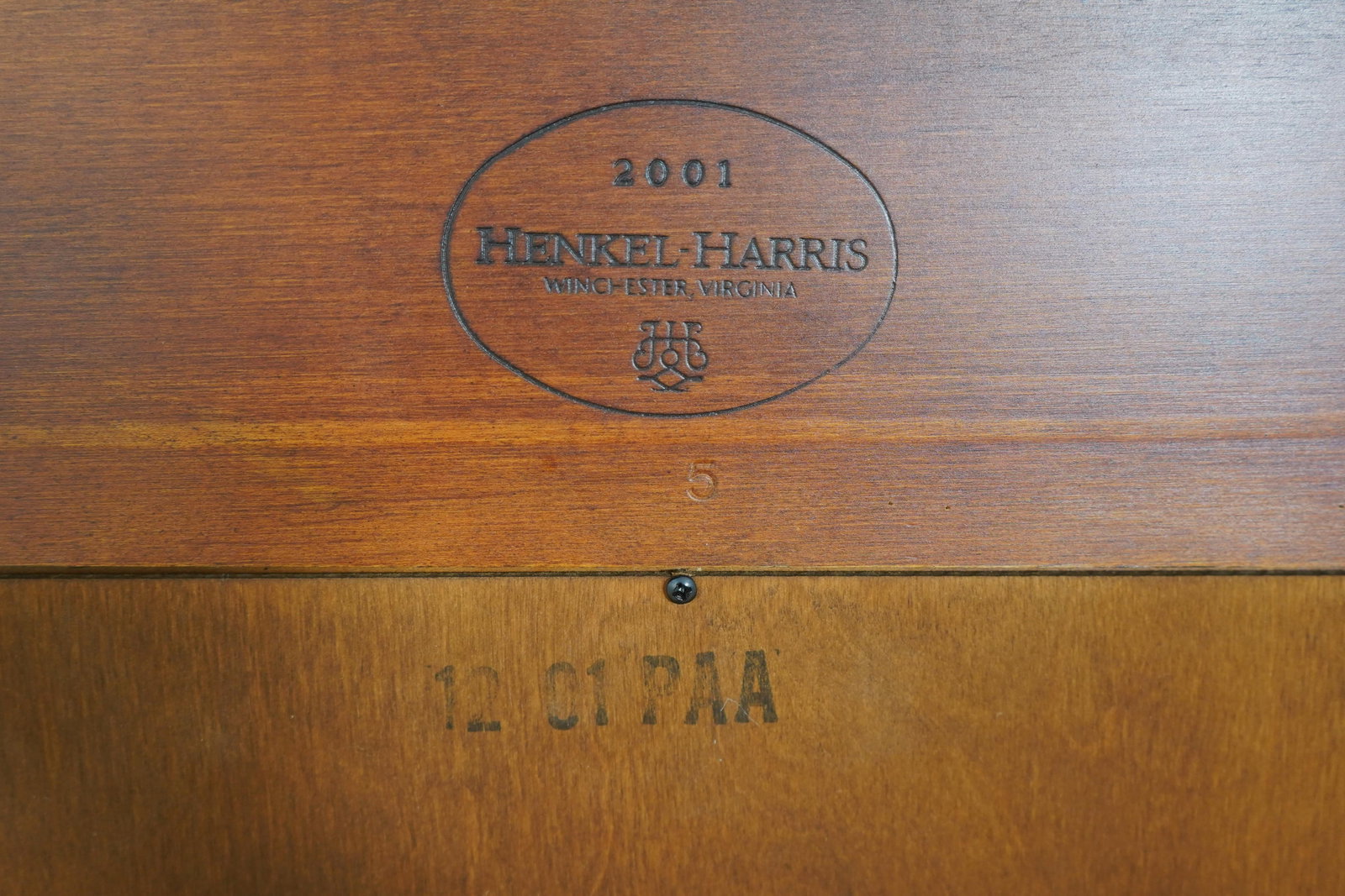 Henkel Harris Model 2348 Mahogany Curio Cabinet - 18