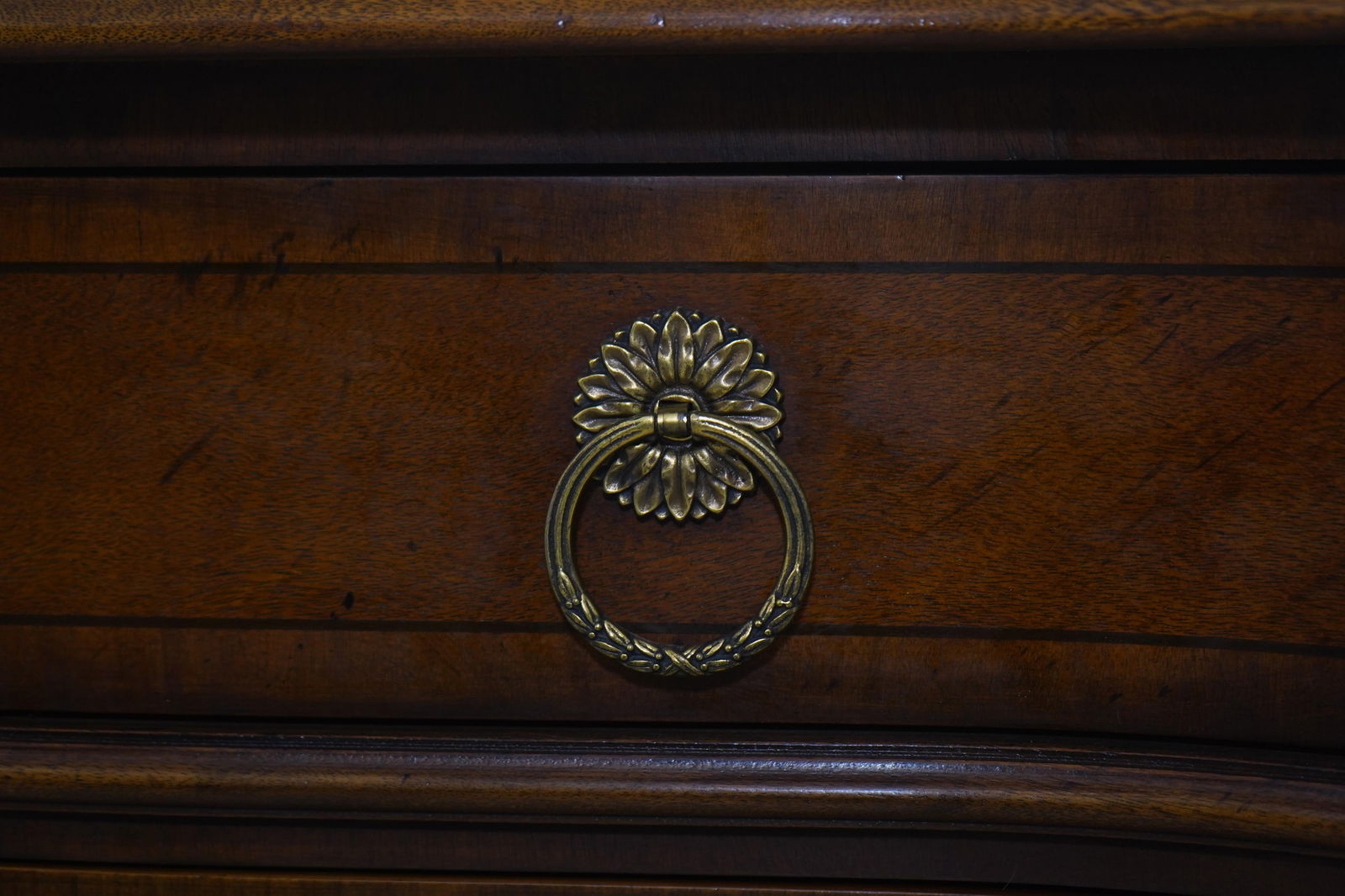 Henredon 4 Drawer 2 Door Mahogany Server High Chest - 12