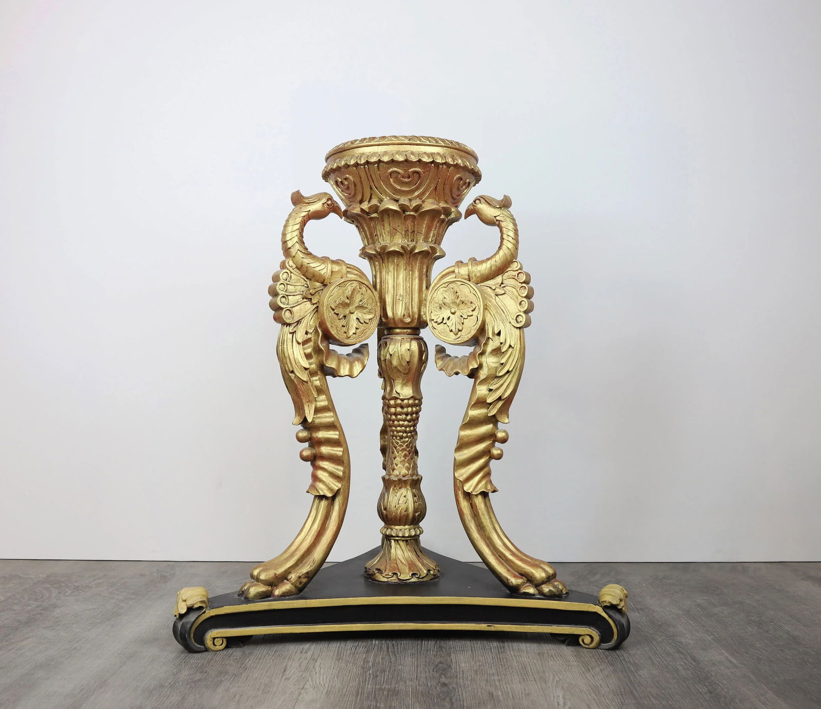 A Pair of 20th Baroque Tripod Vases - 4