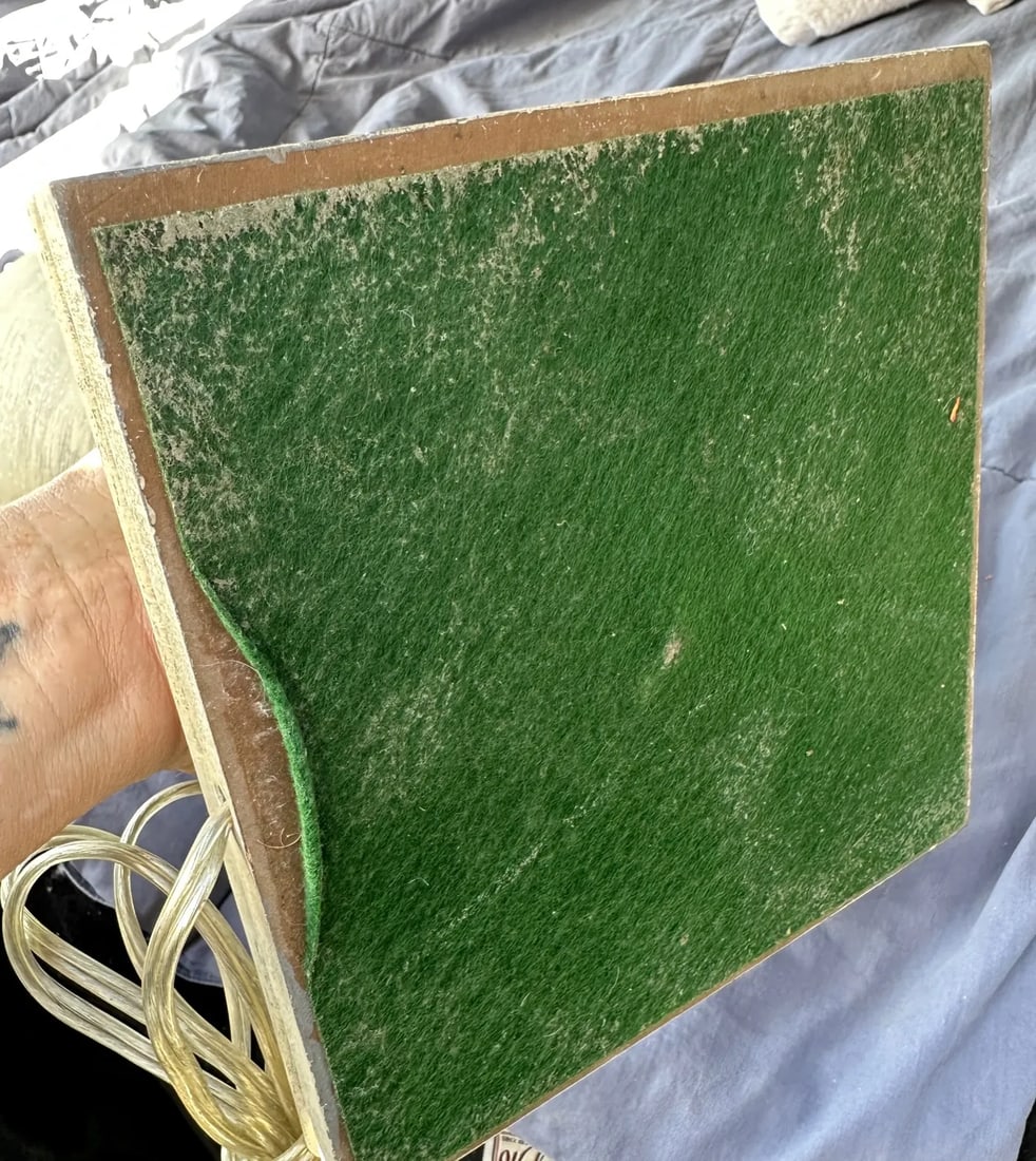 Wood Urn Table Lamps-A Pair - 7