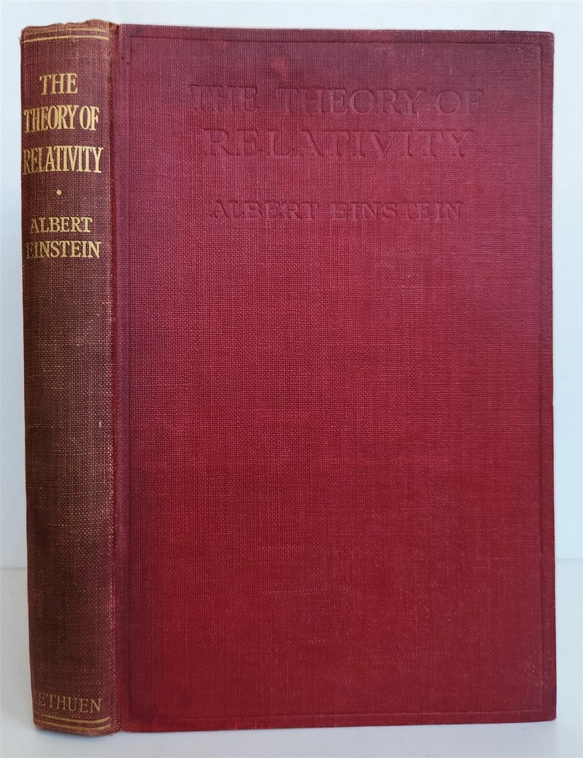 1924 EINSTEIN The Theory of Relativity in ENGLISH antique - 2