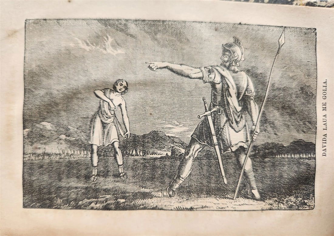 1864 BIBLE STORIES in HAWAIIAN antique ILLUSTRATED rare - 4