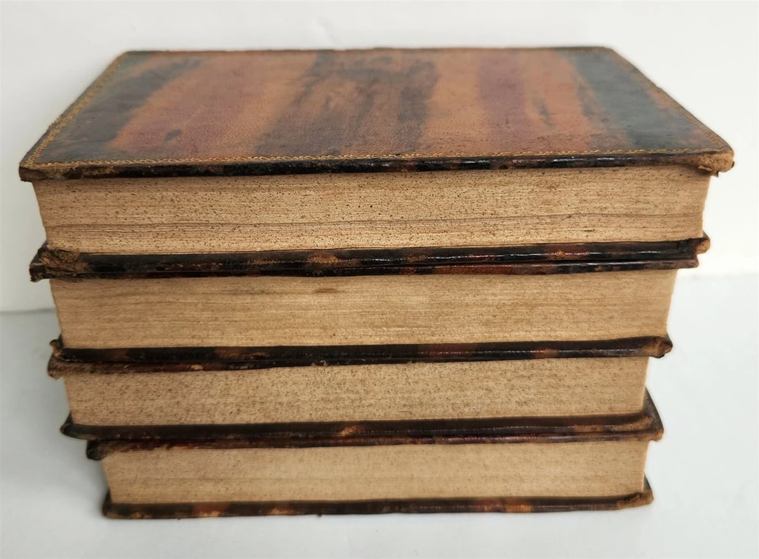 1828 DON QUIXOTE 4 VOLUMES printed in PHILADELPHIA antique AMERICAN EDITION - 7