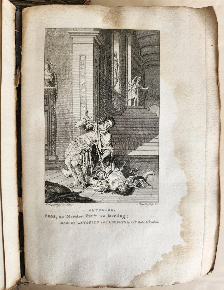 1778-1782 WILLIAM SHAKESPEARE's TOONEELSPELEN antique 4 VOLUMES in DUTCH - 7